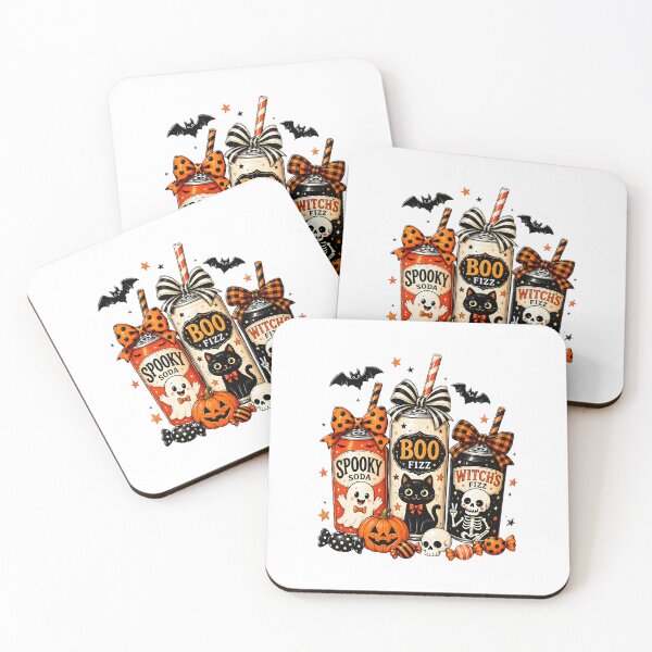 Item preview, Festive Halloween Drink Cans Graphic designed and sold by SoyLamderma.