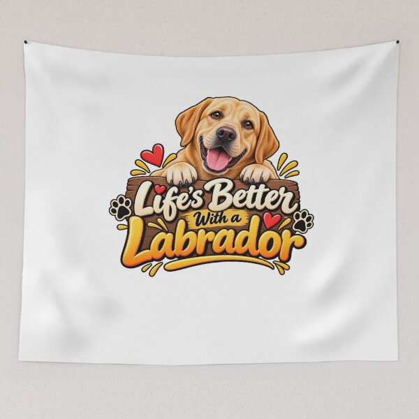 Item preview, Life's Better With a Labrador , Cute Labrador Retriever Dog Lover Gift designed and sold by Right-UR.
