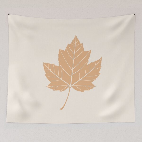 Item preview, Golden Maple Leaf – Minimalist Autumn Botanical Art designed and sold by Nasdigitalart.