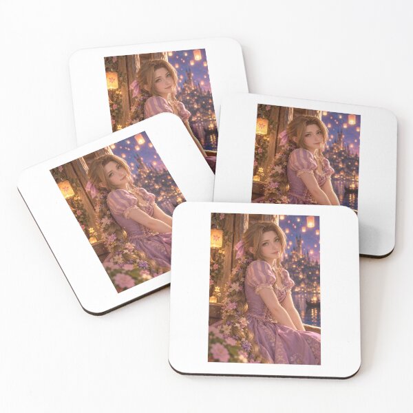 Item preview, Aerith as Rapunzel Tangled designed and sold by eriennexton.