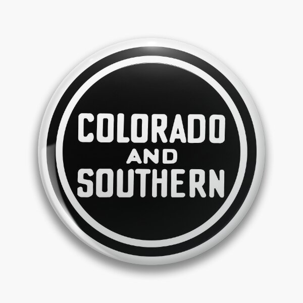 Item preview, Colorado and Southern Button Logo designed and sold by Trains-and-Rail.