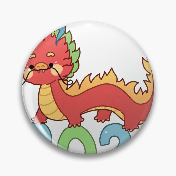 Item preview, Cute Red Dragon Celebrating Chinese New Year 2024 designed and sold by veyackbird.