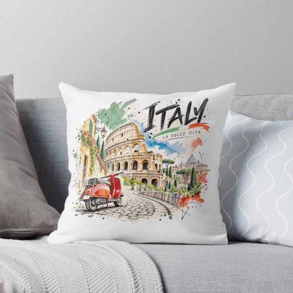 Item preview, Italy La Dolce Vita Vintage Travel Art designed and sold by EdwinkOne.