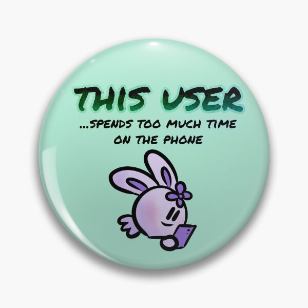 Item preview, This user spends too much time on the phone - Claninchen bunny designed and sold by Claninchen.