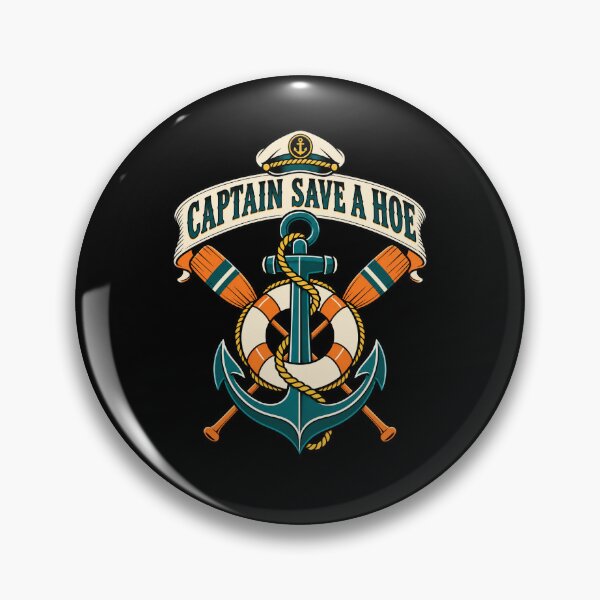 Item preview, Captain Save a Hoe Nautical Anchor Tattoo Style designed and sold by Krasnovaovaova.