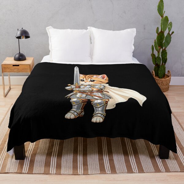 Item preview, Knight Kitten Cat meme designed and sold by nosu-art-pod.