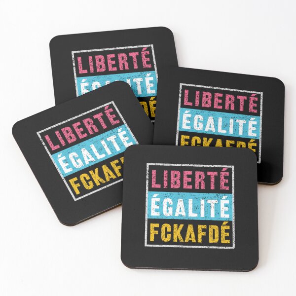 Item preview, LIBERTÉ ÉGALITÉ FCKAFDÉ  designed and sold by FabienneDerouin.