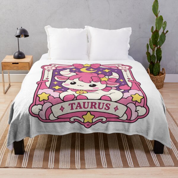 Item preview, Cute Taurus Zodiac Bull Kawaii Astrology Illustration designed and sold by FemmePod.