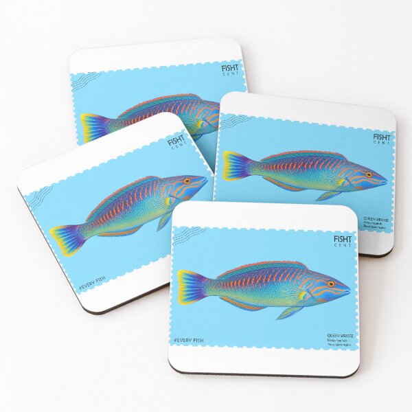 Item preview, QUEEN WRASSE - STAMP designed and sold by Looplk.
