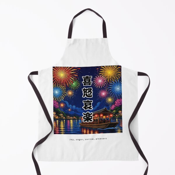 Item preview, Kidoairaku - Joy Anger Sorrow Pleasure | Pop Art Fireworks | Japanese Design designed and sold by JapanMemoir.