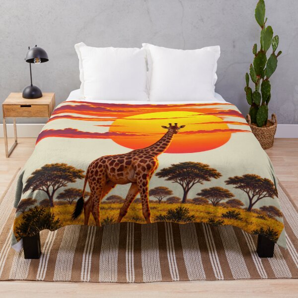 Item preview, Giraffe at Sunset on the African Savanna designed and sold by aliyehc.