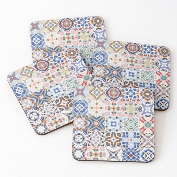Item preview,  Bohemian Azulejo Tile Fabric Design by Jenny Meehan  designed and sold by Jenny Meehan Art Prints and Patterns  .