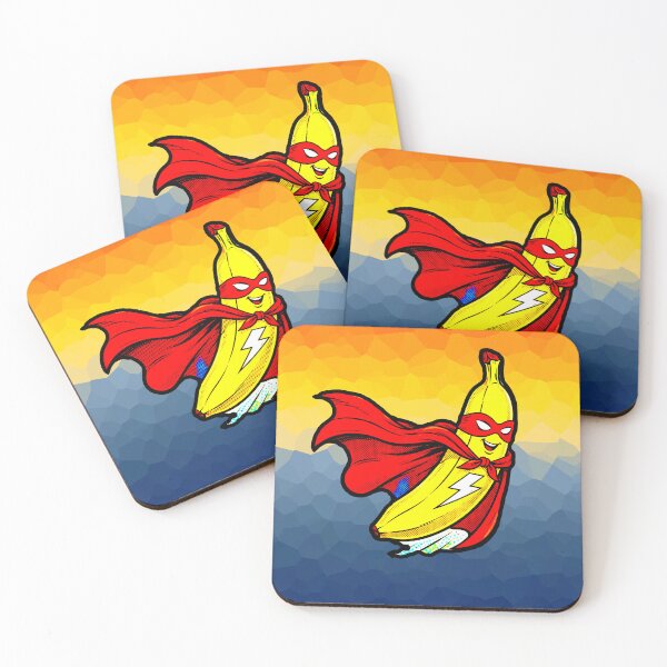Item preview, Superhero Banana Flying Red Cape Lightning Super Banana Funny designed and sold by AstronautMerch.