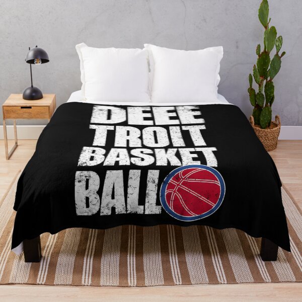 Item preview, Detroit Basketball Distressed Graphic designed and sold by POPPINS-ART.