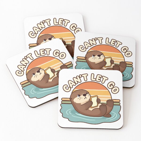 Item preview, Can't Let Go Sea Otter Screen Time Detox designed and sold by Odd Even Number.