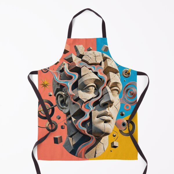 Item preview, Surreal Broken Statue Bust Abstract Mind Creative Thought Pop Art Sculpture designed and sold by Dogandesighn.