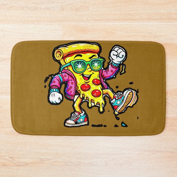 Item preview, Porción Pizza Pepperoni Gafas Sol Bailando Feliz Divertida Cool designed and sold by AstronautMerch.