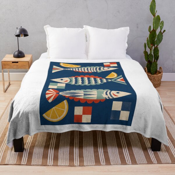 Item preview, Paper Fish Parade Retro Kitchen Wall Art designed and sold by granitvit.