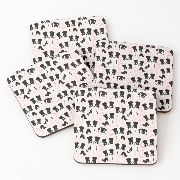 Item preview, Adorable Border Collie Puppy Dog Lover Pattern designed and sold by NicolasGlowArt.