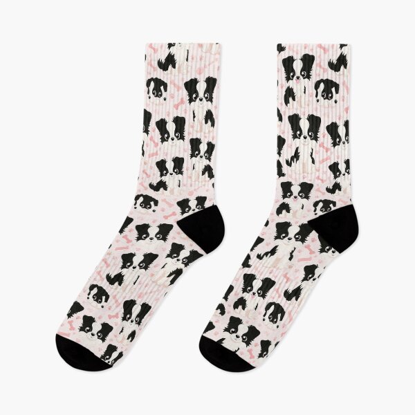 Item preview, Adorable Border Collie Puppy Dog Lover Pattern designed and sold by NicolasGlowArt.
