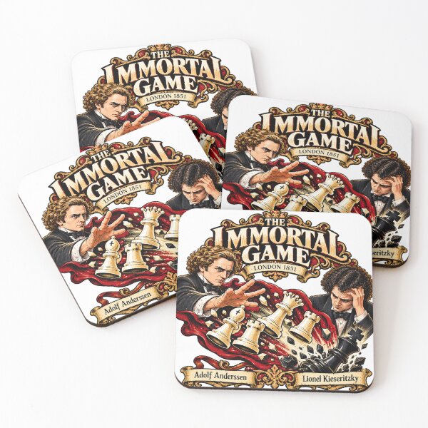 Item preview, Immortal Game - The Immortal Game of Chess Design designed and sold by smellypumpy.