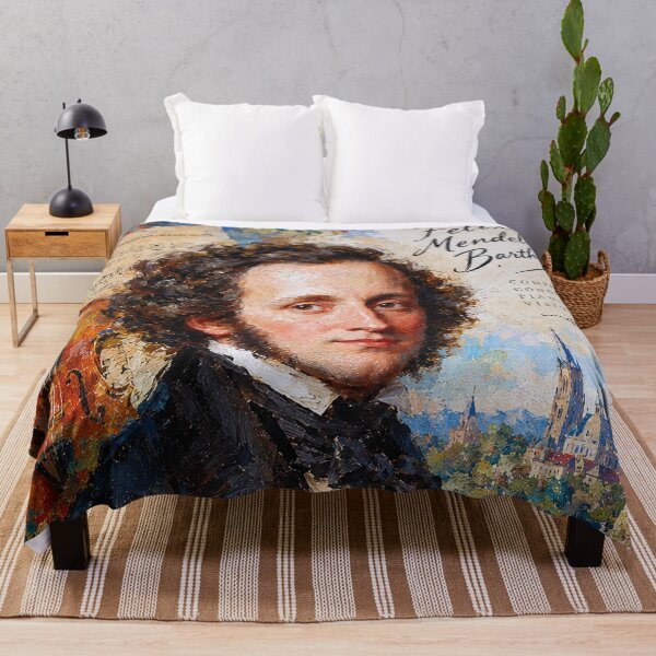 Item preview, Felix Mendelssohn Bartholdy Painting – Classical Music Composer Portrait designed and sold by GalleryKauffeld.