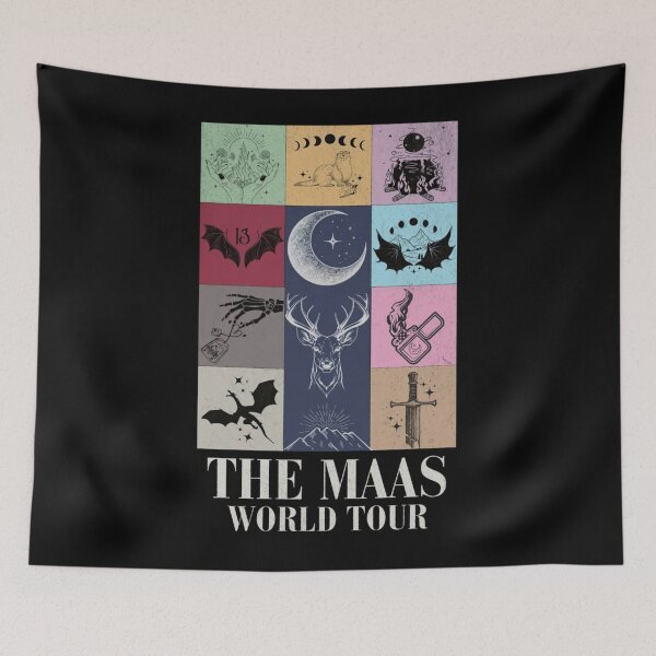 Item preview, The Maas World Tour Sarah J. Maas Fan Art  designed and sold by ematrosales.