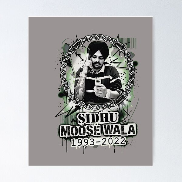 Item preview, Sidhu Moose Wala Tribute 1993-2022 Memorial-62 designed and sold by feigblondie.
