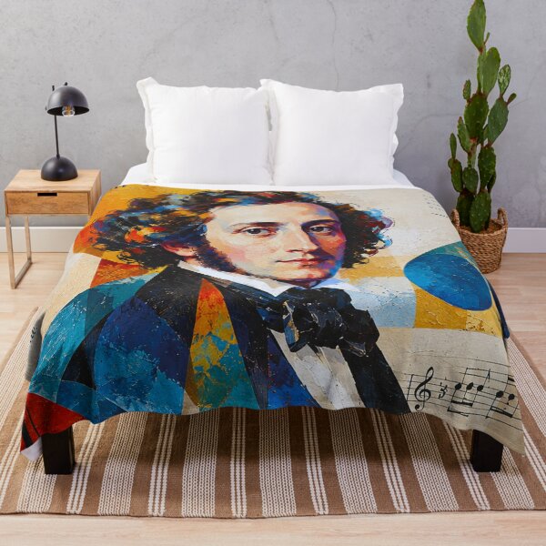 Item preview, Felix Mendelssohn Painting – Romantic Era Classical Music Art designed and sold by GalleryKauffeld.