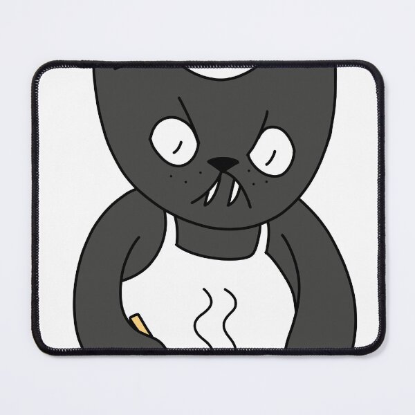 Item preview, MEAN CAT Chef - black designed and sold by motherbrainart.