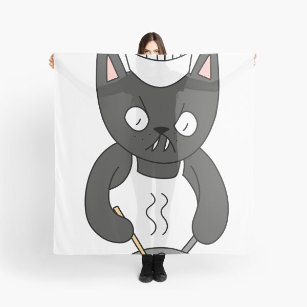 Item preview, MEAN CAT Chef - black designed and sold by motherbrainart.