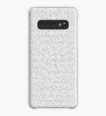 entire shrek script Case/Skin for Samsung Galaxy