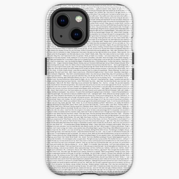 entire shrek script iPhone Tough Case