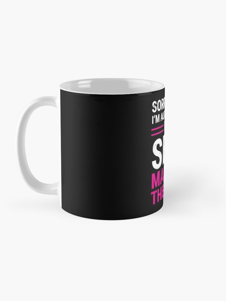 Therapy is Like Tea Two-toned Coffee Cup, SM Coffee Mug, Funny