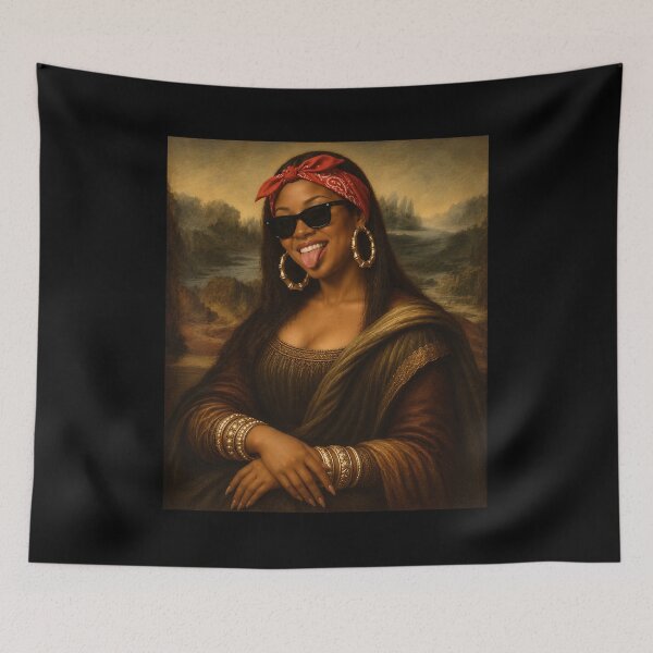 Aperçu de l'œuvre Mona Lisa noire créée et vendue par nosu-art-pod.