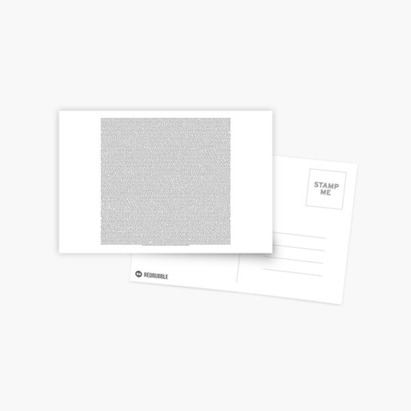 Shrek 2001 Entire Script Postcard By Ru83281 Redbubble - shrek icon reverse roblox