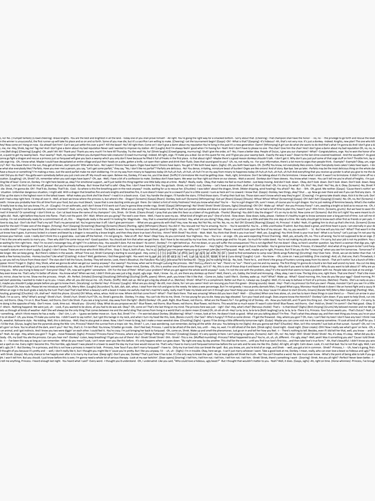 entire shrek script by Jijarugen