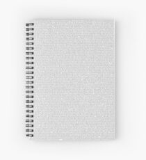 entire shrek script Spiral Notebook