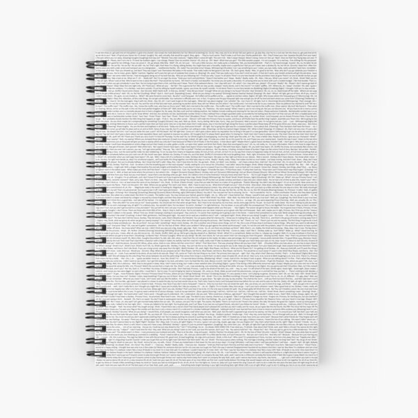 entire shrek script Spiral Notebook