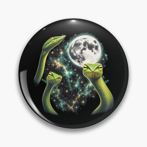 Item preview, Green Vine Snake Space Three Snake Moon designed and sold by lcnsdjstrtry.