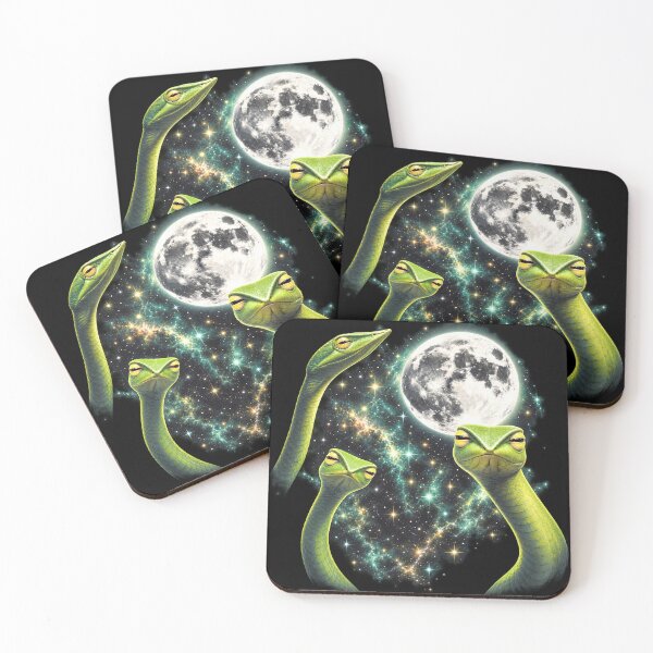 Item preview, Green Vine Snake Space Three Snake Moon designed and sold by lcnsdjstrtry.
