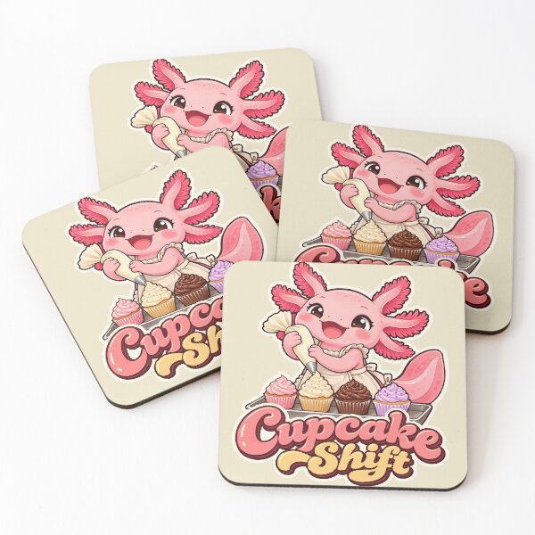 Item preview, Cupcake Shift – Funny Axolotl Cupcake Baker & Cake Decorator designed and sold by HH Design House.