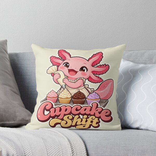Item preview, Cupcake Shift – Funny Axolotl Cupcake Baker & Cake Decorator designed and sold by HH Design House.