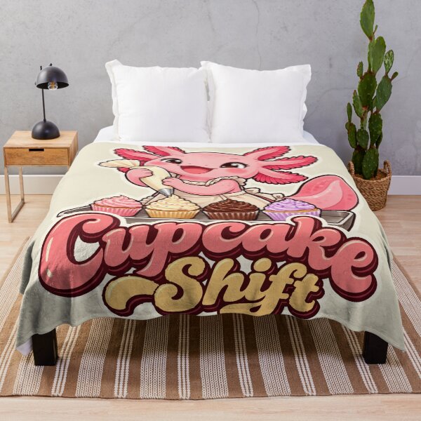 Item preview, Cupcake Shift – Funny Axolotl Cupcake Baker & Cake Decorator designed and sold by HH Design House.