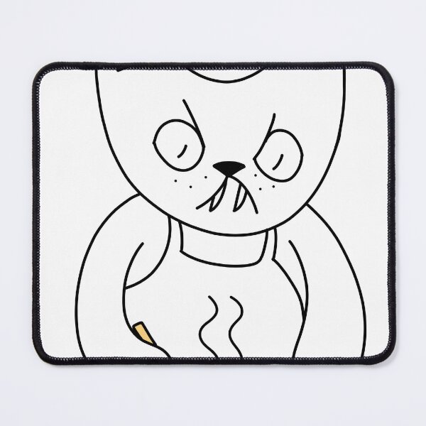 Item preview, MEAN CAT Chef - white designed and sold by motherbrainart.