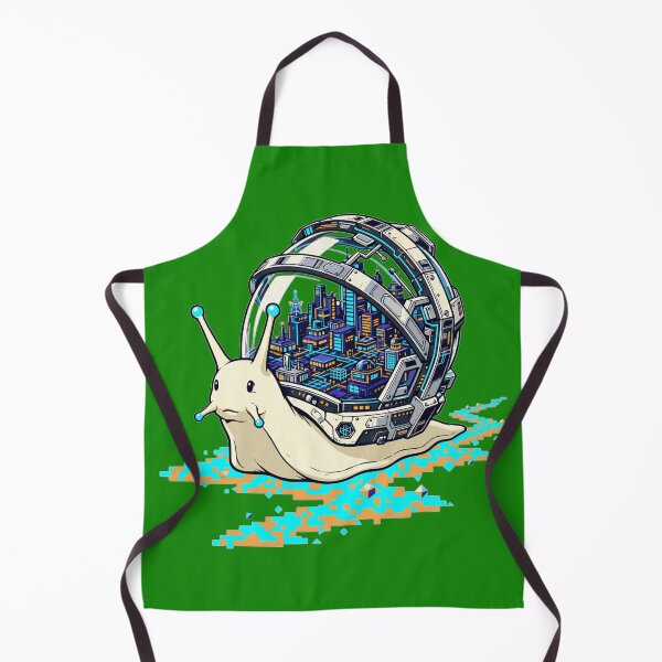 Item preview, Cyberpunk Snail Cyber City Futuristic Shell designed and sold by KungPowUnicorn.
