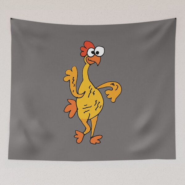 Item preview, Silly Waving Cartoon Chicken Funny Bird Design-72 designed and sold by lovellacallass.