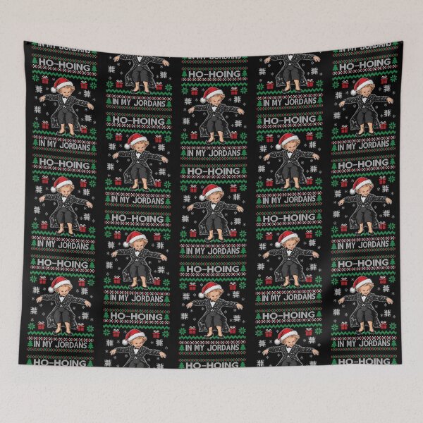 Item preview, Rumpelstiltskin Tiptoeing Ho Hoing In MyJordans Ugly Christmas designed and sold by tinydreams10.