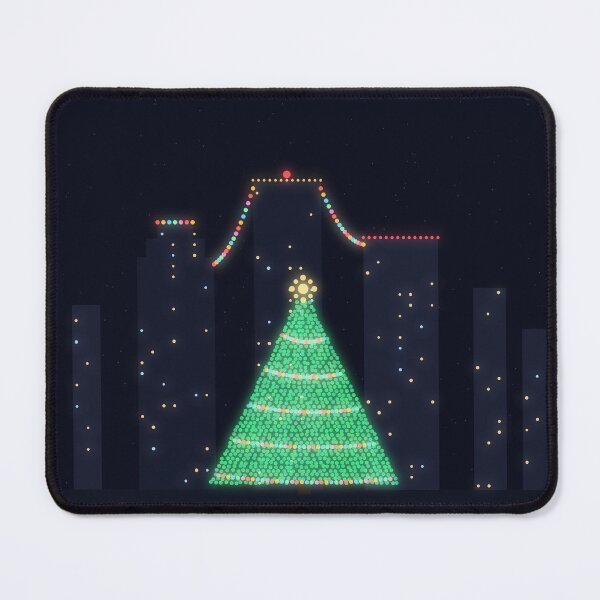 Item preview, Dayton Ohio Christmas Lights Skyline | Hometown Holiday Night Design designed and sold by Robert Lucio.
