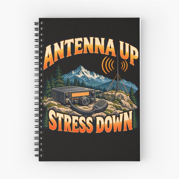 Item preview, Antenna Up Stress Down Ham Radio Operator designed and sold by MiSuPa Studio.
